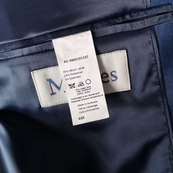 Men's Calvin Klein suit 44R blue - Picture 6 of 14